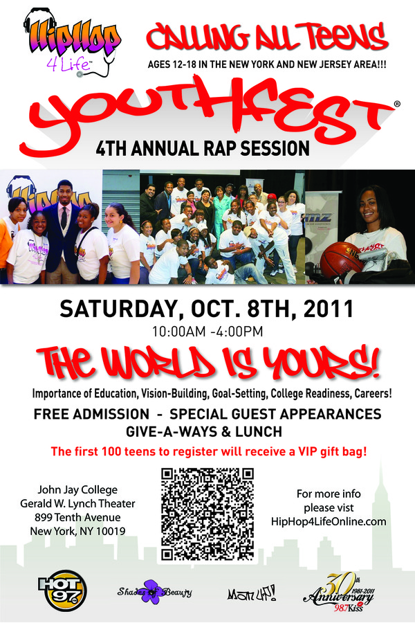 youthfest 2011 Front flyer